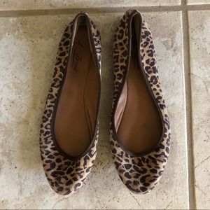 Lucky Brand Leopard Print Flats